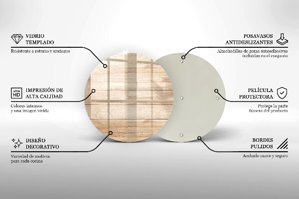 Skärbräda glas unik Träskivor
