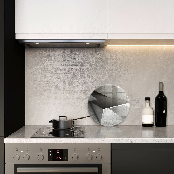 Skärbräda glas unik Konkret abstraktion