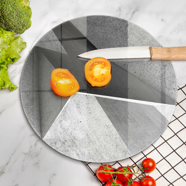 Skärbräda glas unik Konkret abstraktion