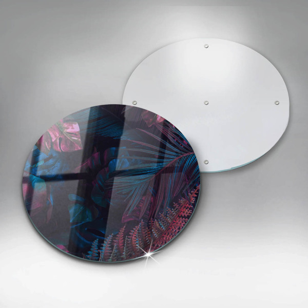 Skärbräda glas unik Mörk djungel