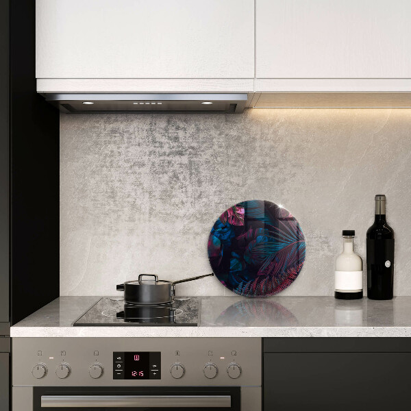 Skärbräda glas unik Mörk djungel