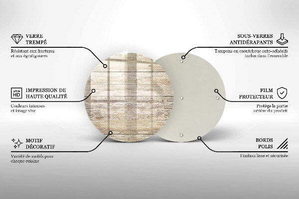 Skärbräda glas unik Träskivor