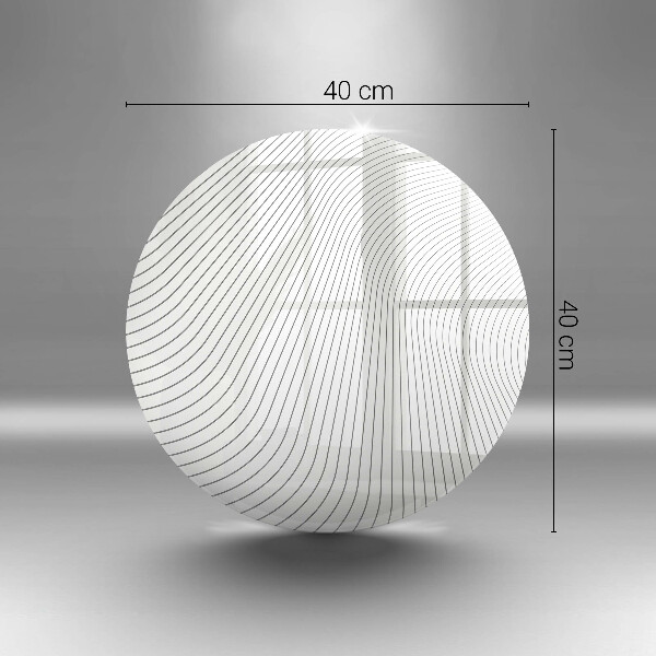 Skärbräda glas unik Modernt linjemönster