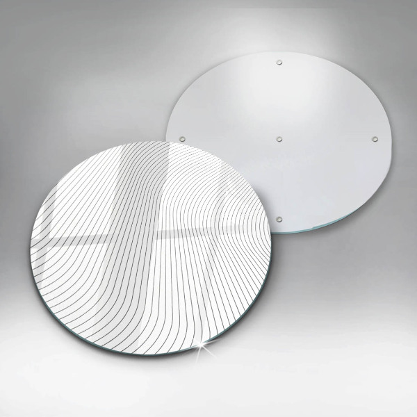 Skärbräda glas unik Modernt linjemönster