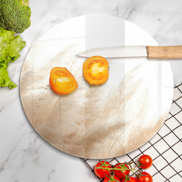 Skärbräda glas unik Pampas gräs