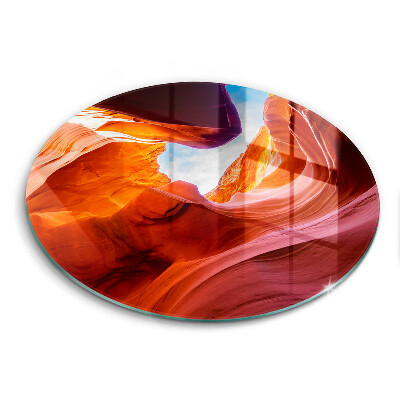 Skärbräda glas unik Canyon rock landskap