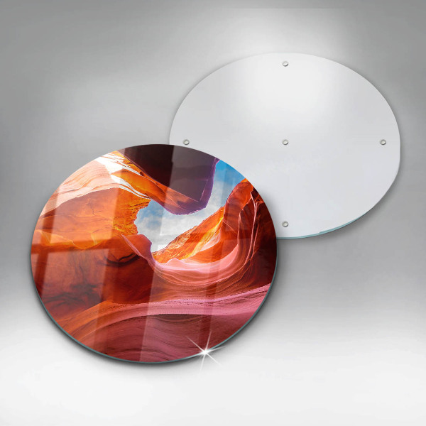 Skärbräda glas unik Canyon rock landskap