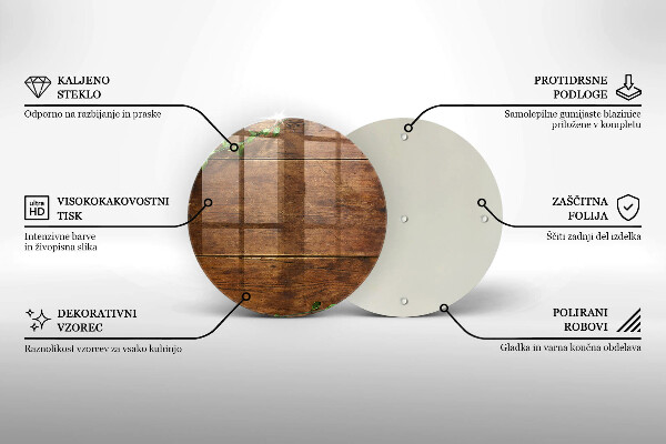 Skärbräda glas unik Träskivor och löv
