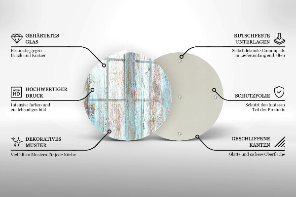 Skärbräda glas unik Gamla vintagebrädor