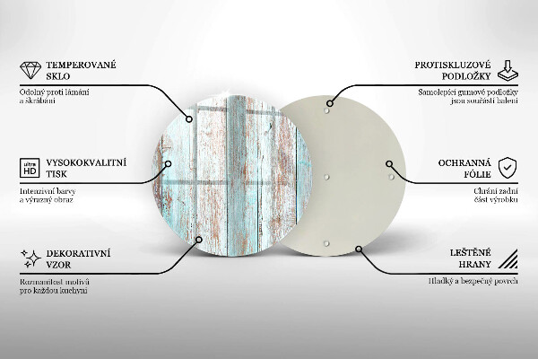 Skärbräda glas unik Gamla vintagebrädor