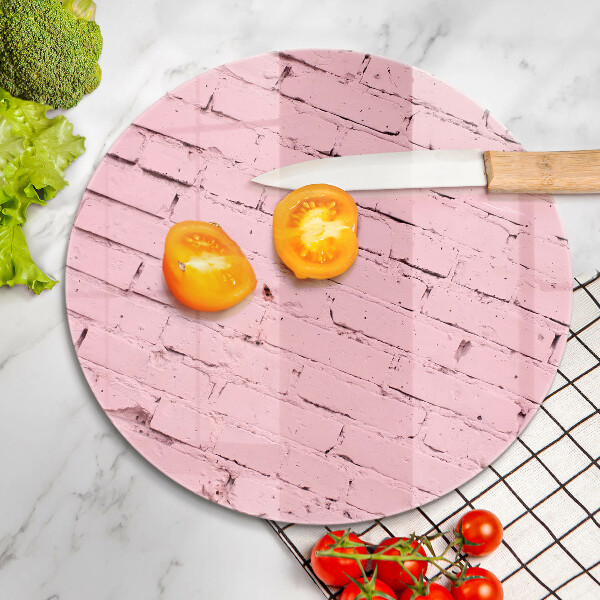 Skärbräda glas unik Pastell tegelvägg