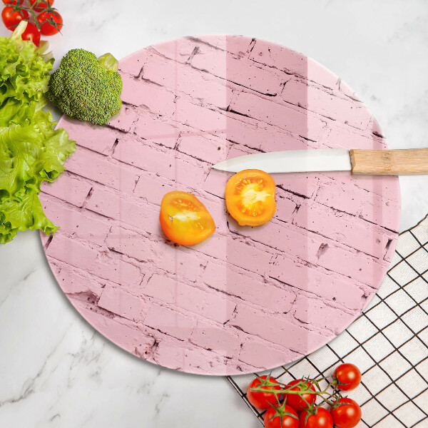 Skärbräda glas unik Pastell tegelvägg