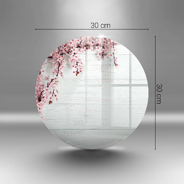 Skärbräda glas unik Blommor på brädorna