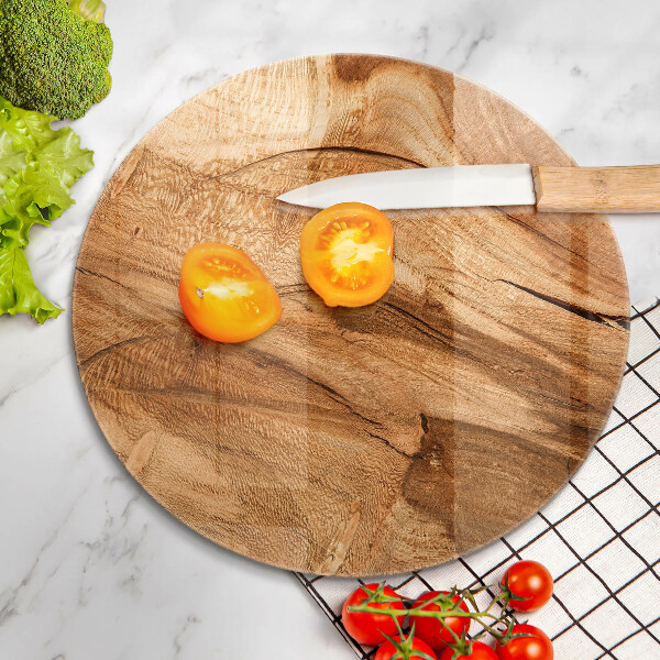 Skärbräda glas unik Träskiva textur