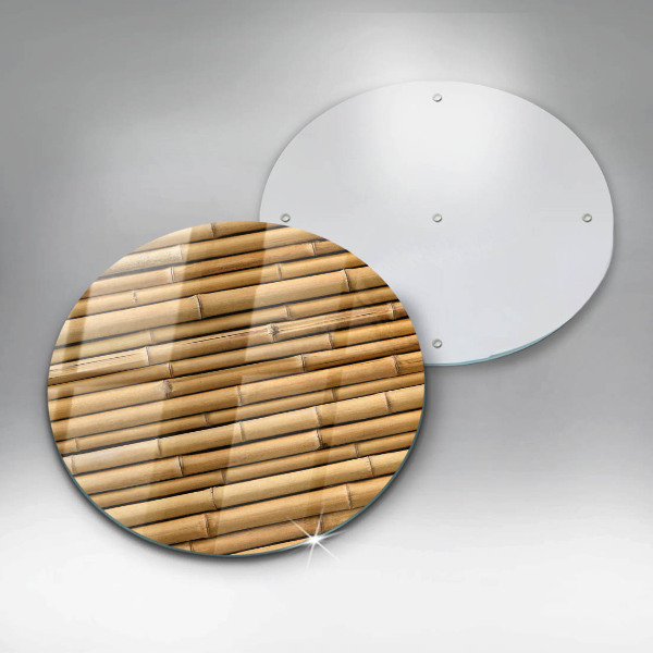 Skärbräda glas unik Natur boho bambu