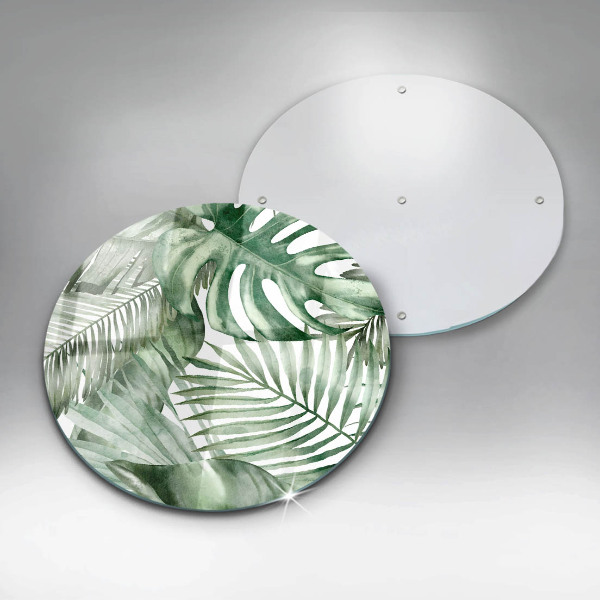 Skärbräda glas unik Målade blad