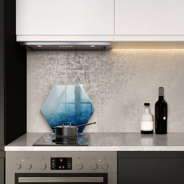 Skärbräda glas sexhörning Abstrakt bakgrund