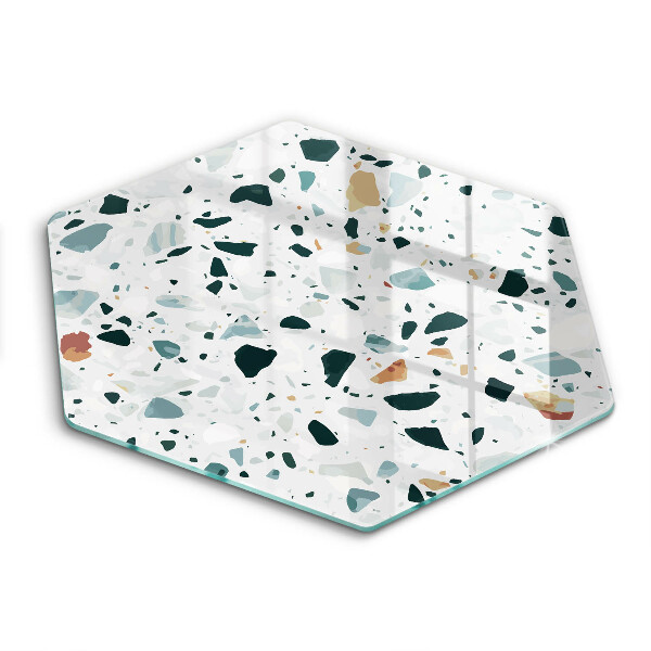 Skärbräda glas sexhörning Lätt stengods