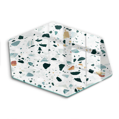 Skärbräda glas sexhörning Lätt stengods