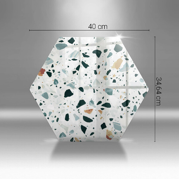 Skärbräda glas sexhörning Lätt stengods