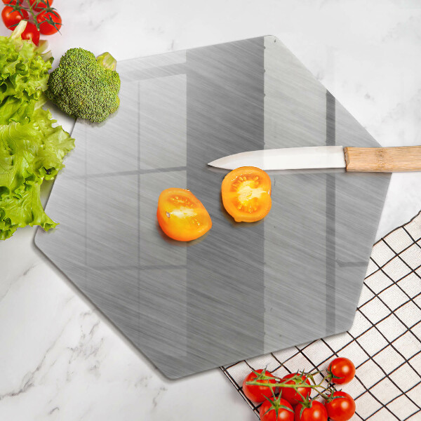 Skärbräda glas sexhörning Metall textur bakgrund