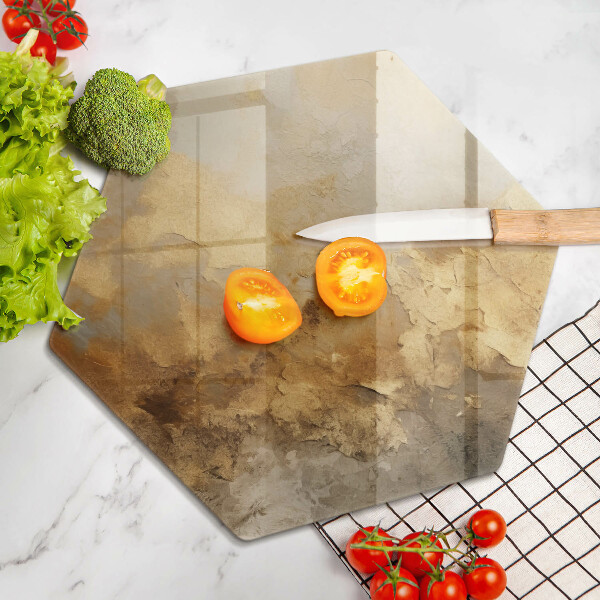 Skärbräda glas sexhörning Rik konsistens