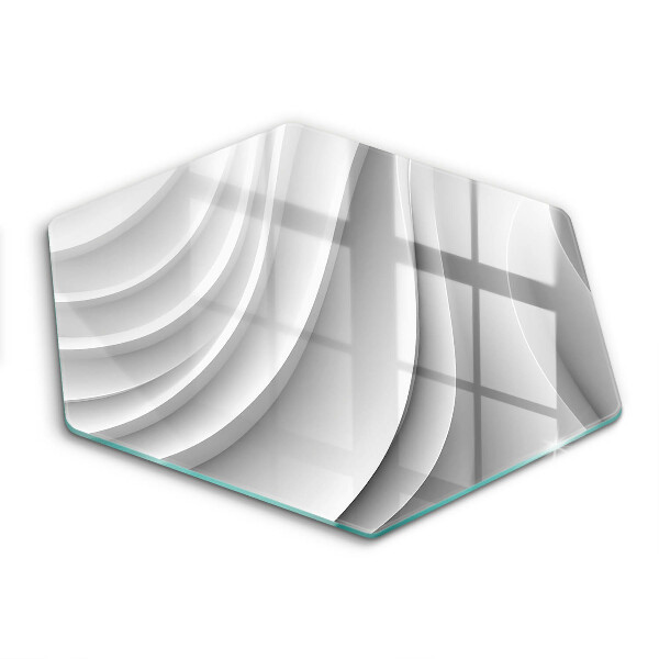 Skärbräda glas sexhörning Geometriska linjer