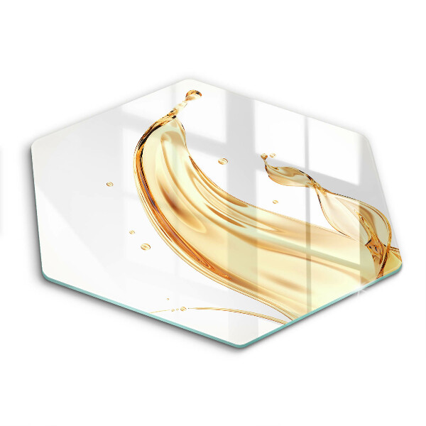 Skärbräda glas sexhörning Olivolja