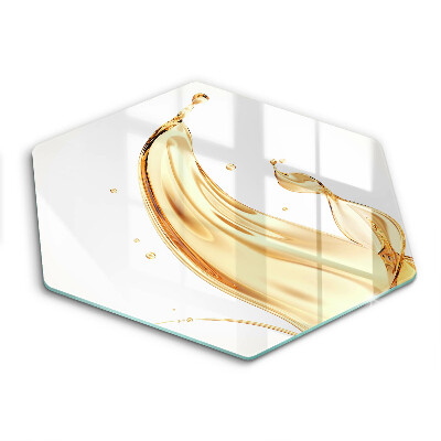 Skärbräda glas sexhörning Olivolja