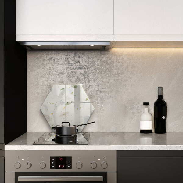 Skärbräda glas sexhörning Fallande löv