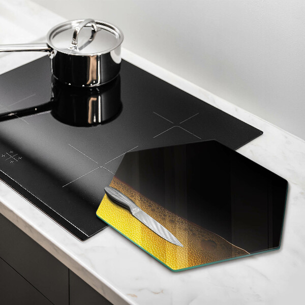 Skärbräda glas sexhörning Kolsyrat öl