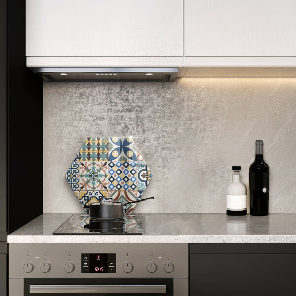 Skärbräda glas sexhörning Dekorativa plattor