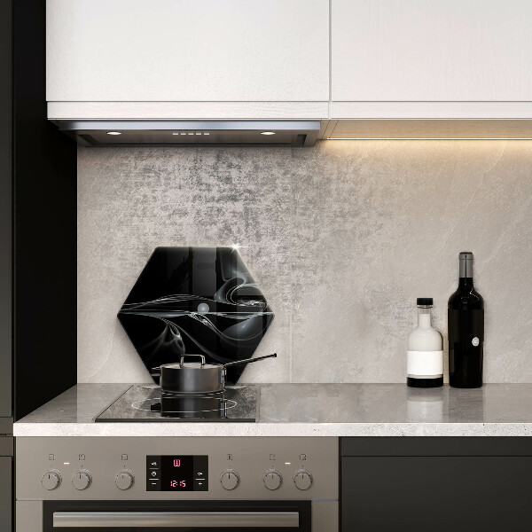 Skärbräda glas sexhörning Modern abstraktion