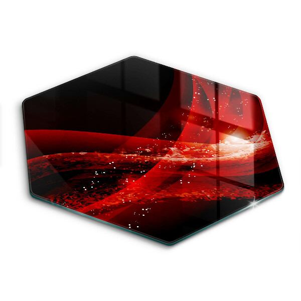 Skärbräda glas sexhörning Modern abstraktion