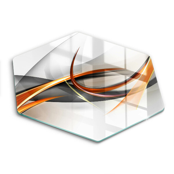 Skärbräda glas sexhörning Moderna former