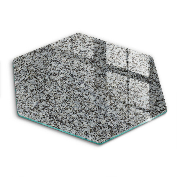 Skärbräda glas sexhörning Sten textur