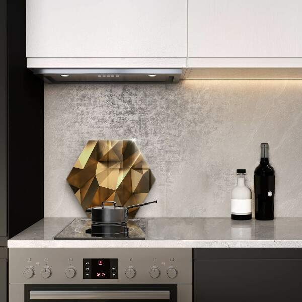 Skärbräda glas sexhörning Struktur abstraktion bakgrund