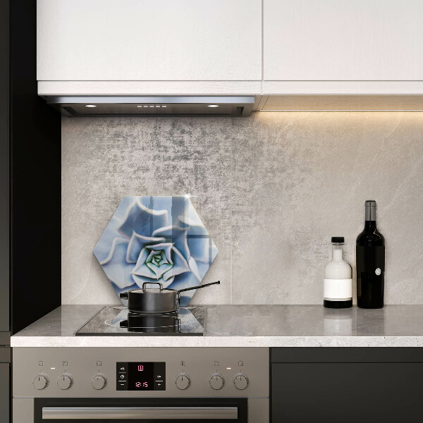 Skärbräda glas sexhörning Blomma växt