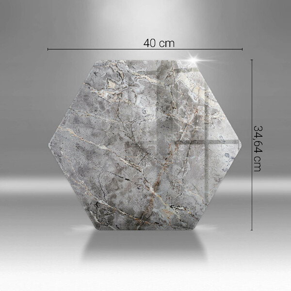 Skärbräda glas sexhörning Sten textur