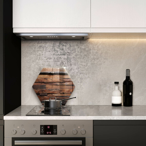 Skärbräda glas sexhörning Dekorativa träskivor