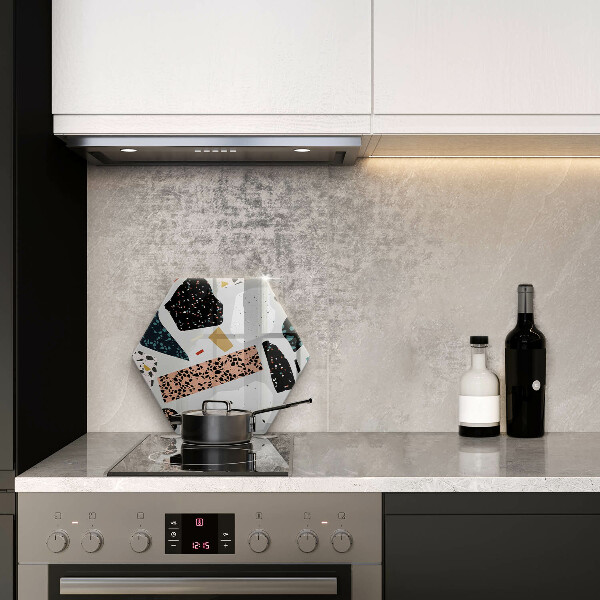 Skärbräda glas sexhörning Stengods