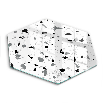 Skärbräda glas sexhörning Dekorativt stengods