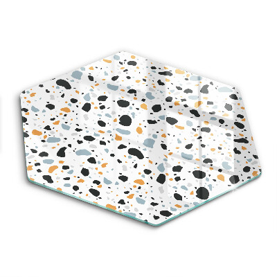 Skärbräda glas sexhörning Dekorativt stengods