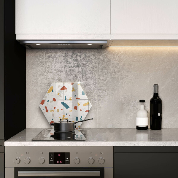 Skärbräda glas sexhörning Dekorativt stengods