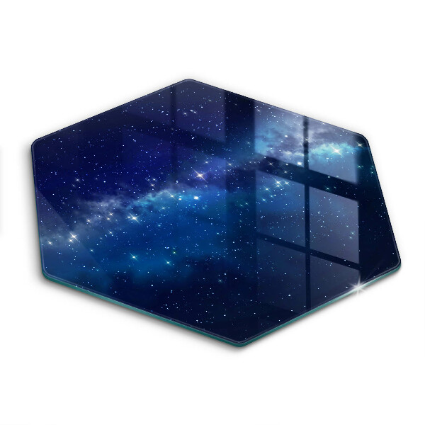 Skärbräda glas sexhörning Rymden och stjärnorna