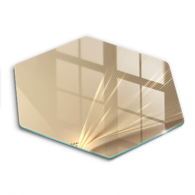 Skärbräda glas sexhörning Modern abstraktion