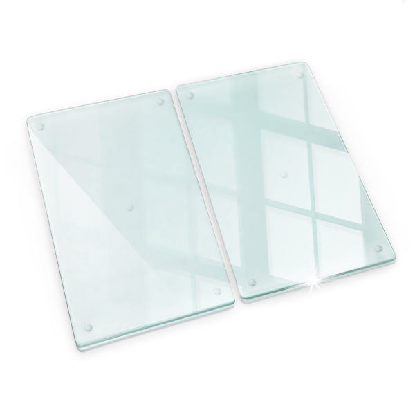 Skärbräda glas transparent 2x30x52 cm