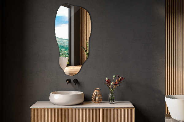 Asymmetrisk spegel fläck 40x80