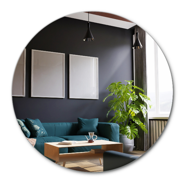 Rund spegel utan ram minimalistisk fi 100 cm