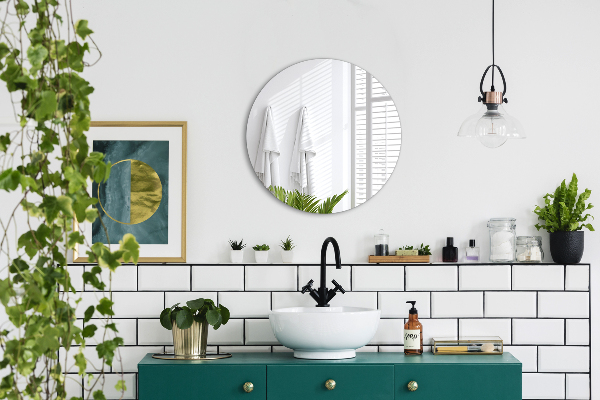 Rund spegel dekorativ utan ram fi 40 cm